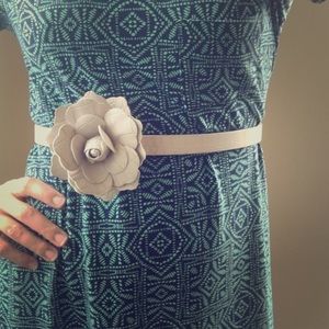 SALE! New York and Company Flower Belt